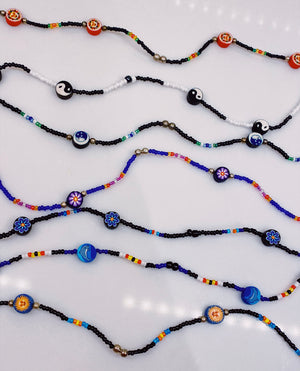 Beaded Clay Necklaces