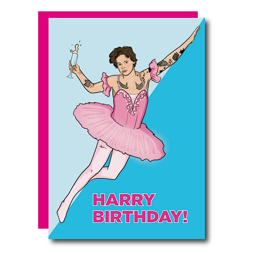 Harry Styles Birthday Card
