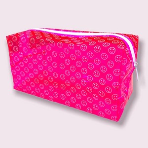 CUTANDCROPPED Pink Makeup Bag