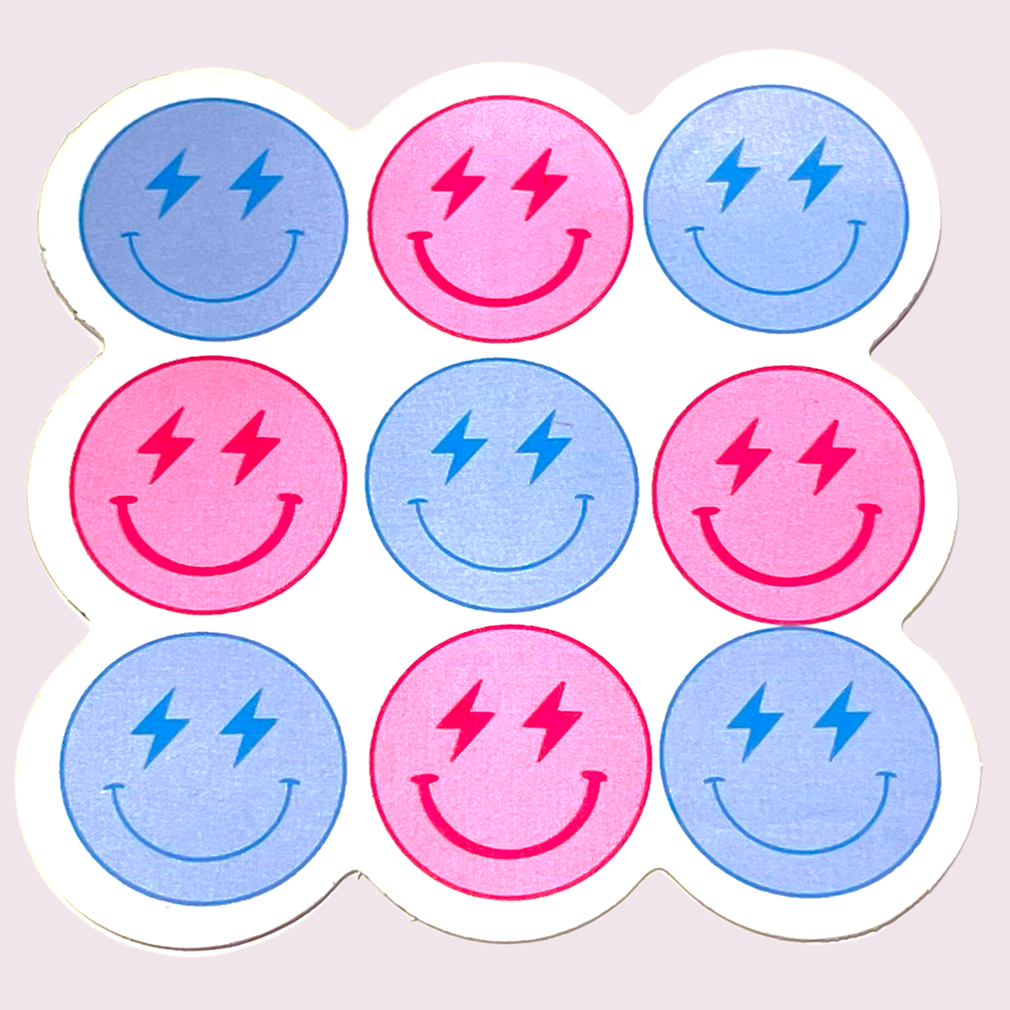 Lightening Eyes Pattern Sticker