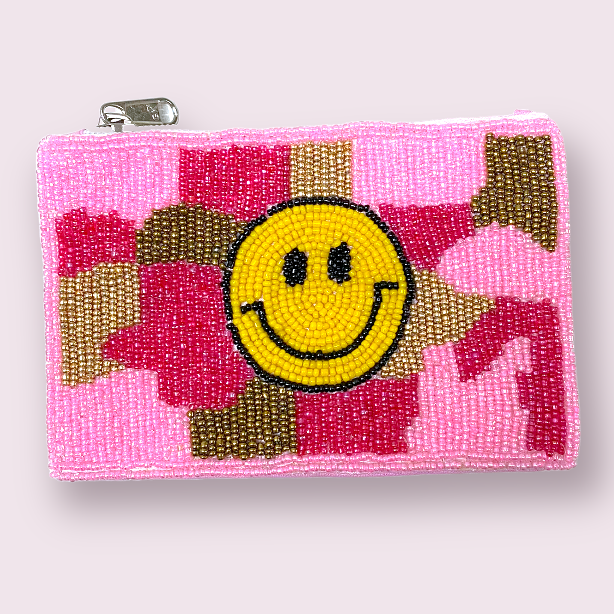 Faux Fur Fuzzy Happy Face Purses