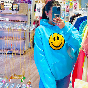 Fuzzy Soho Happy Face Sweatshirt PRE-ORDER Ships October 15th