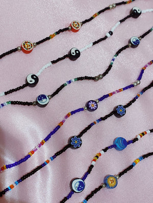 Beaded Clay Necklaces