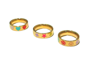 Preppy Stacking Rings