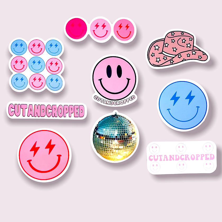 CUTANDCROPPED Preppy Sticker Pack