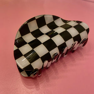 Checkered Hair Clip