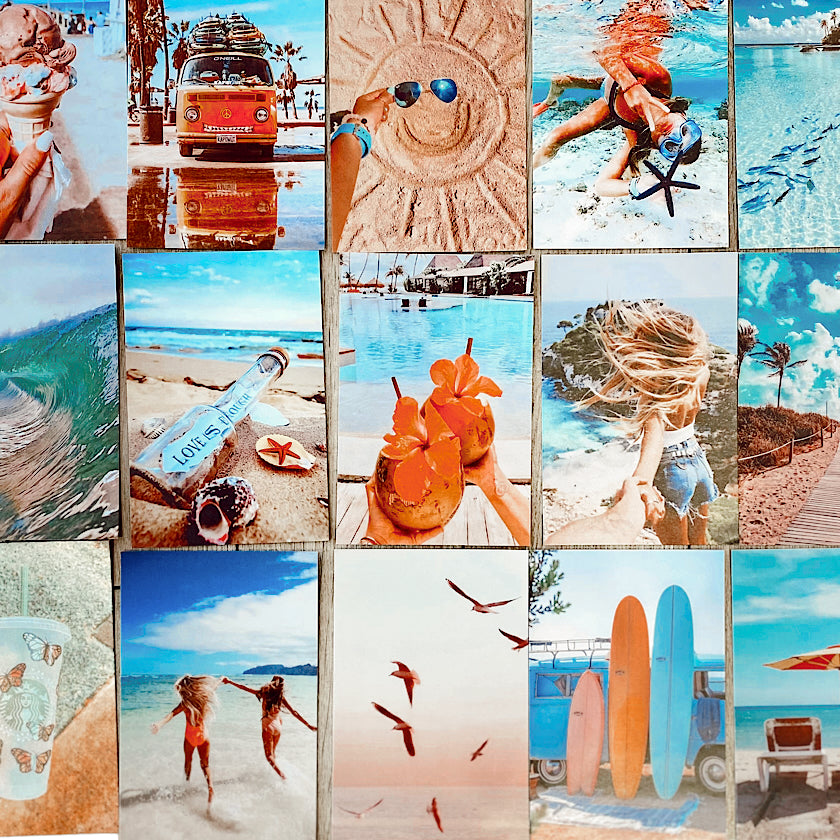 Beach Aesthetic Collage Kit