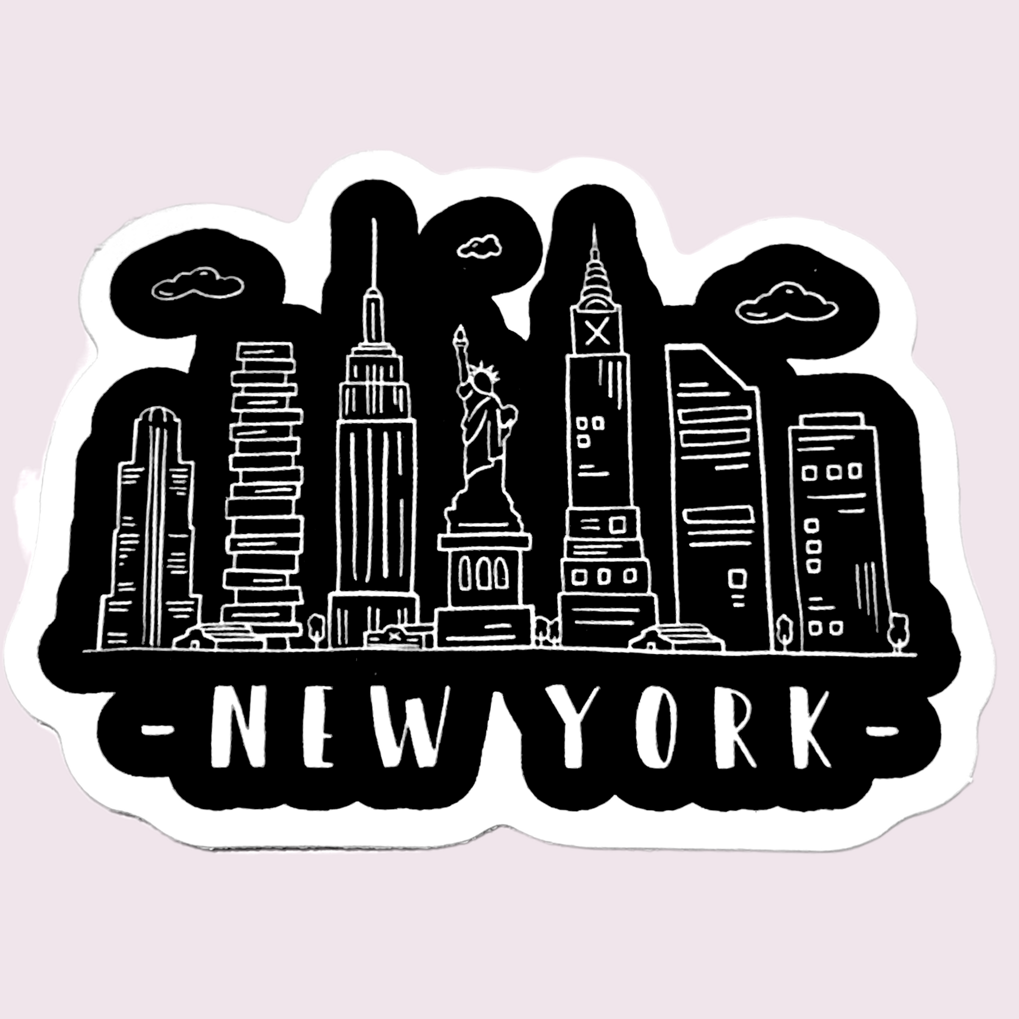 Downtown New York City Mini Sticker Pack - cutandcropped