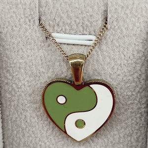 Yin and Yang and mushroom necklaces